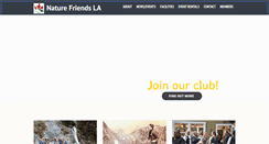 Desktop Screenshot of naturefriendsla.org