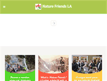Tablet Screenshot of naturefriendsla.org